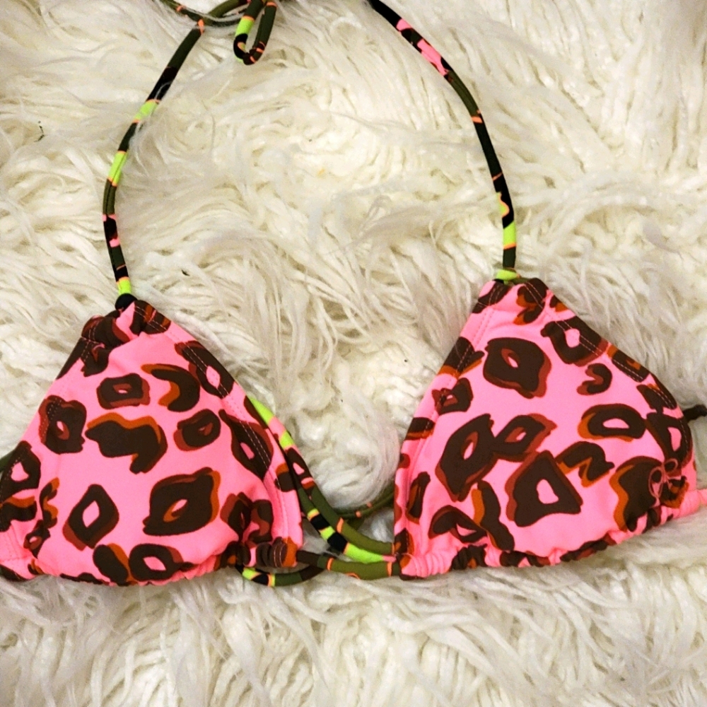 Small Amimal Print Binkini Top